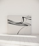 Tête de lit 140 cm Noir Blanc Eclisse Svefn-G-Englar