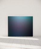 Tête de lit 140 cm Bleu Emmanuel Somot Gradient