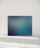 Tête de lit 140 cm Bleu Emmanuel Somot Gradient
