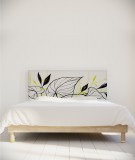 Tête de lit design motif vegetal