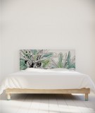 Tete de lit tissu - motif papillon