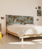 Tête de lit design - motifs exotiques