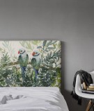 Tête de lit déco oiseaux