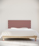 Tête de lit tissu - motif géométrique