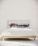 Tête de lit 160 cm Blanc Hossein Borojeni Toits de Paris