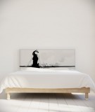 Tête de lit 160 cm Noir Blanc Hossein Borojeni Terrasse