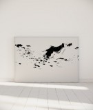Tête de lit 160 cm Noir Blanc Hossein Borojeni Silence