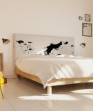 Tête de lit 160 cm Noir Blanc Hossein Borojeni Silence