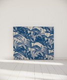 Tête de lit myQuintus, Anni par Florinda Sandri, couleur bleue, modèle en 140cm
