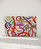Tête de lit myQuintus Floating Colors par Léa Zamolo, modèle en 180cm