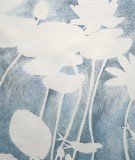 Détail motif Tête de lit myQuintus modèle Haku par Marion Hamaide, couleur bleue