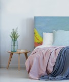 Tête de lit myQuintus : modèle Les adrets par Léontine Soulier, showroom