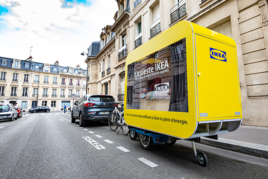 La Sieste IKEA vélo avec chambre amenagée