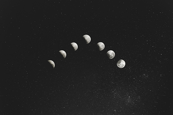 les  8 phases du cycle lunaire
