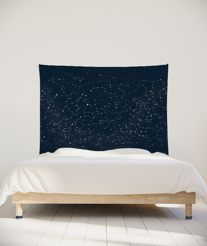 tenture-murale-espace-constellation-deco-tapisserie