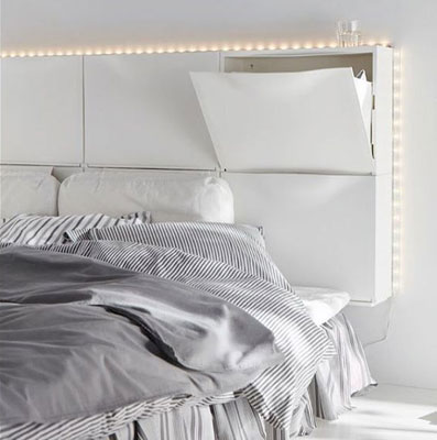 tête de lit Ikea minimaliste