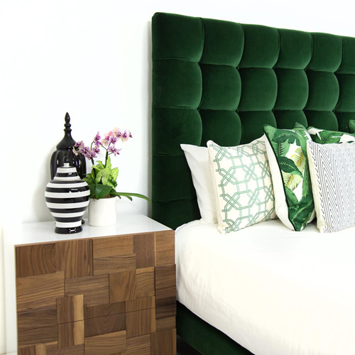 tete-de-lit-vert-velours-delano-bed